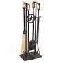Pilgrim: Western Star Tool Set - Black\Black Suede Leather  - 28.5"