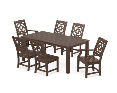 Polywood: Chinoiserie 7-Piece Parsons Dining Set