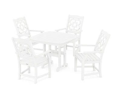 Polywood: Chinoiserie 5-Piece Dining Set