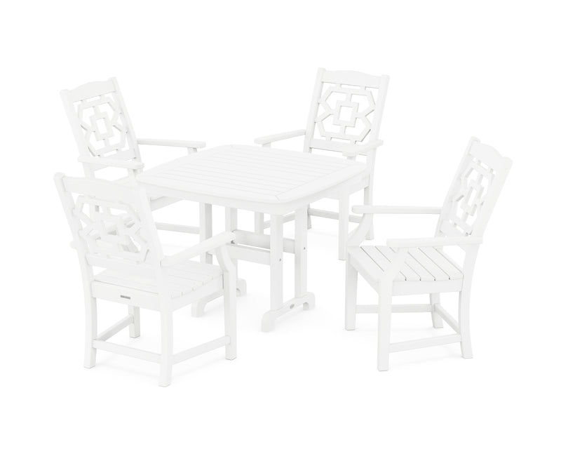 Polywood: Chinoiserie 5-Piece Dining Set
