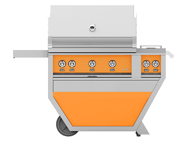 Hestan:  42" Deluxe Cart Grill with Side Burner