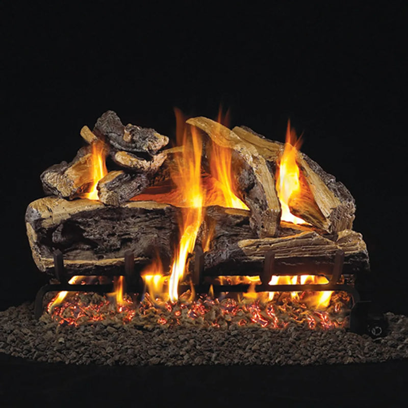 Real Fyre: Charred Rugged Split Oak Logs