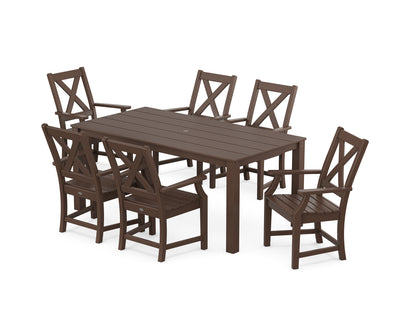 Polywood: Braxton Arm Chair 7-Piece Parsons Dining Set