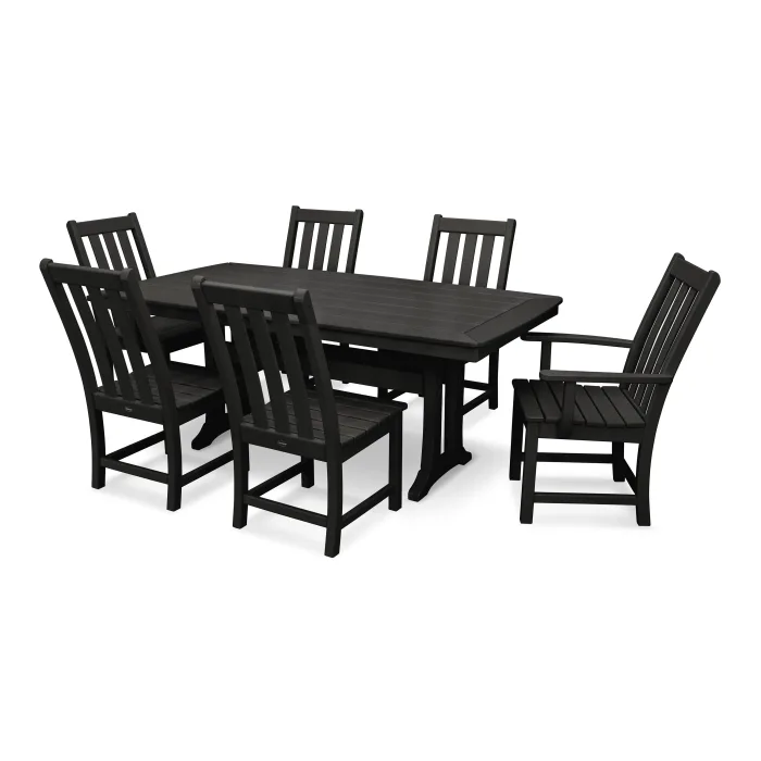 Polywood: Vineyard 7-Piece Dining Set with Trestle Legs