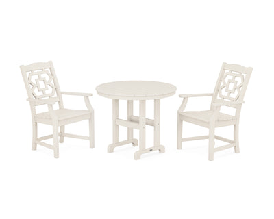 Polywood: Chinoiserie 3-Piece Farmhouse Dining Set