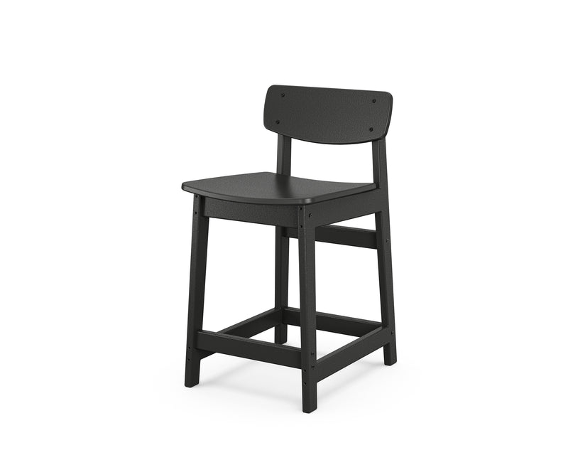 Polywood: Modern Studio Urban Lowback Counter Chair
