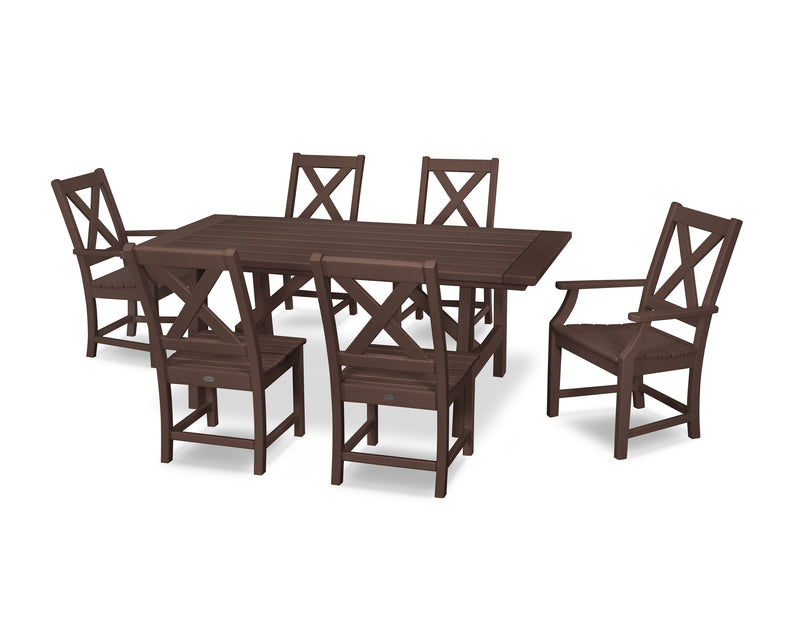 Polywood: Braxton 7-Piece Rustic Farmhouse Dining Set