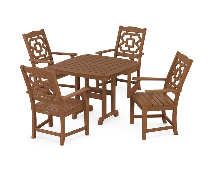 Polywood: Chinoiserie 5-Piece Dining Set