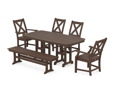 Polywood: Braxton 6-Piece Dining Set with Bench