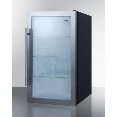 Summit Appliance: 19" Outdoor Refrigerator w/ Shallow Depth & Glass Door