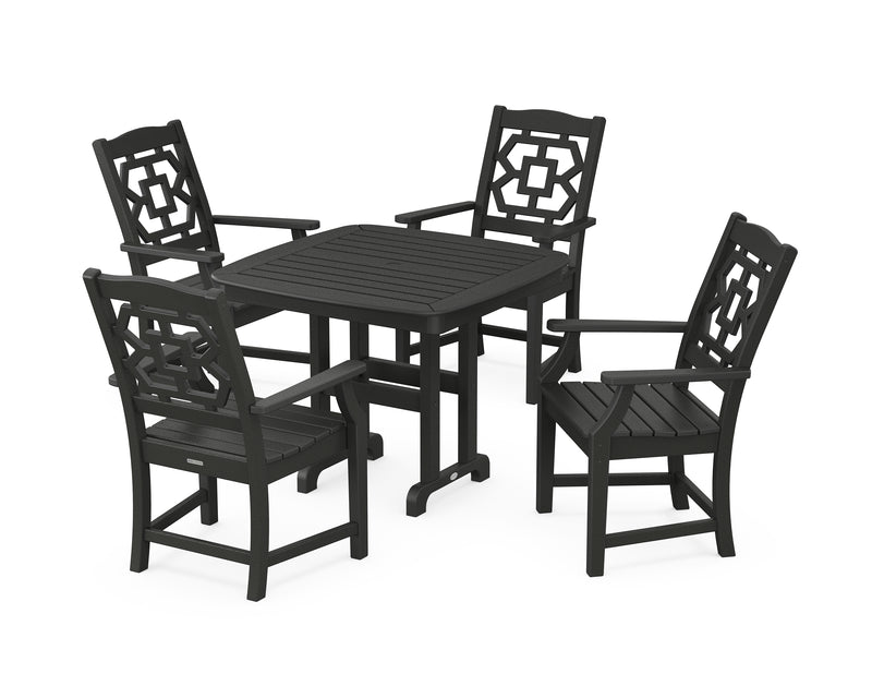 Polywood: Chinoiserie 5-Piece Dining Set