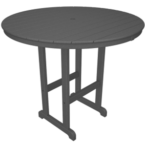 Polywood: 48" Round Farmhouse Bar Table