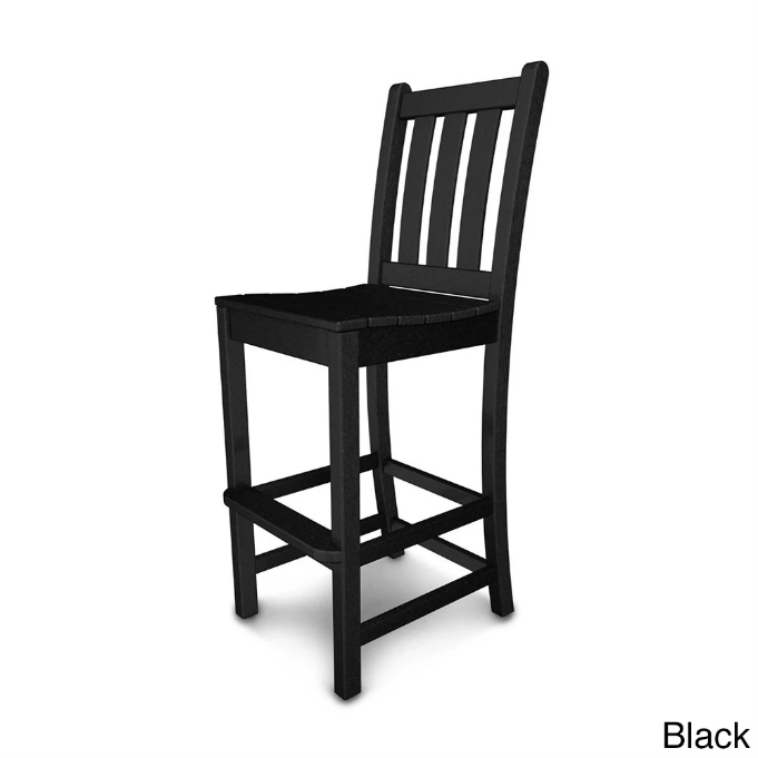 Polywood: Traditional Garden Bar Side Chair