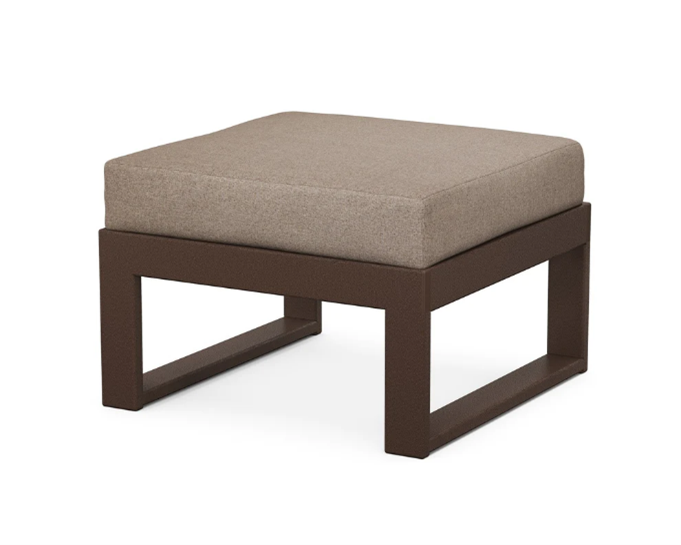 Polywood: Vineyard Modular Ottoman Frame in Mahogany