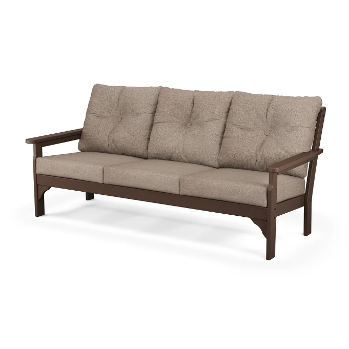 Polywood: Vineyard Sofa Frame in Mahogany