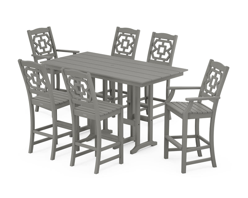 Polywood: Chinoiserie 7-Piece Farmhouse Bar Set