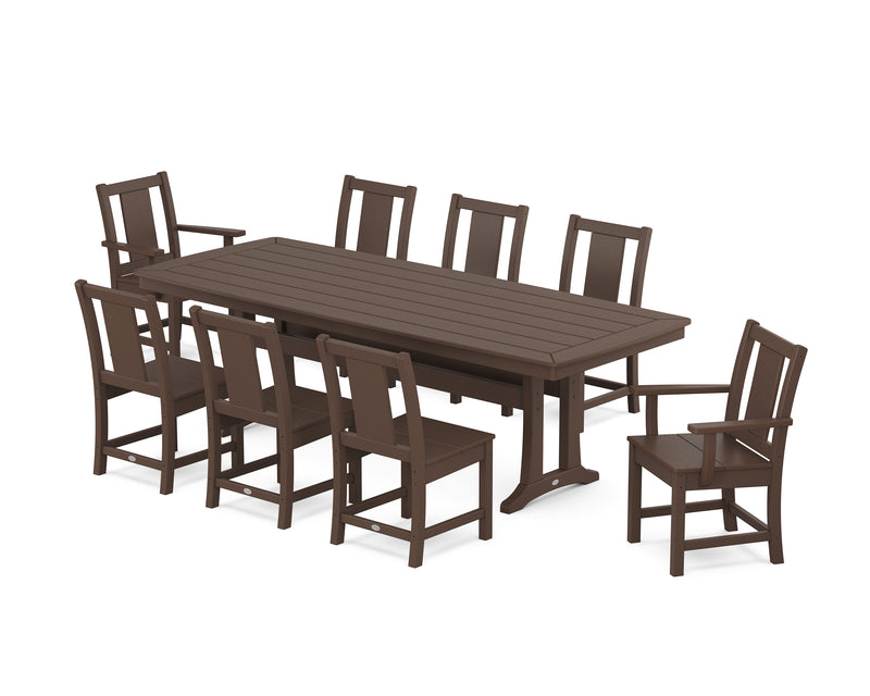 Polywood: Prairie 9-Piece Dining Set with Trestle Legs