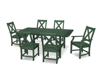 Polywood: Braxton 7-Piece Rustic Farmhouse Dining Set