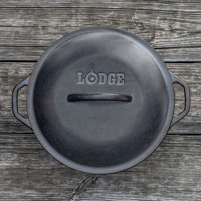 Lodge: 5 QT Cast Iron Dutch Oven