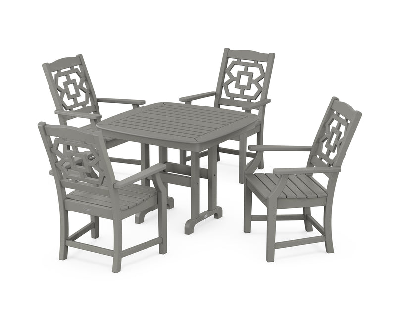Polywood: Chinoiserie 5-Piece Dining Set