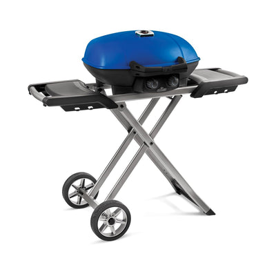 Napoleon:   TravelQ     285X With Scissor Cart, Propane, Blue