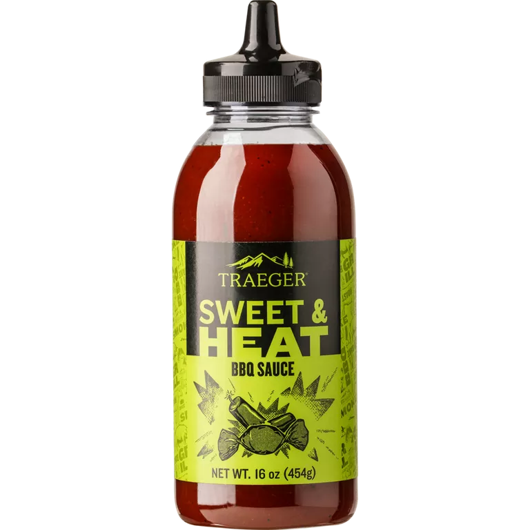 Traeger: Sweet & Heat BBQ Sauce- 16oz. Squeeze Bottle