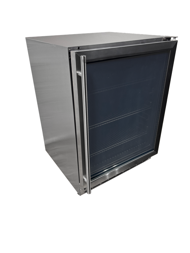 Renaissance: 24" Outdoor Glass Door Refrigerator - 5.01 CF