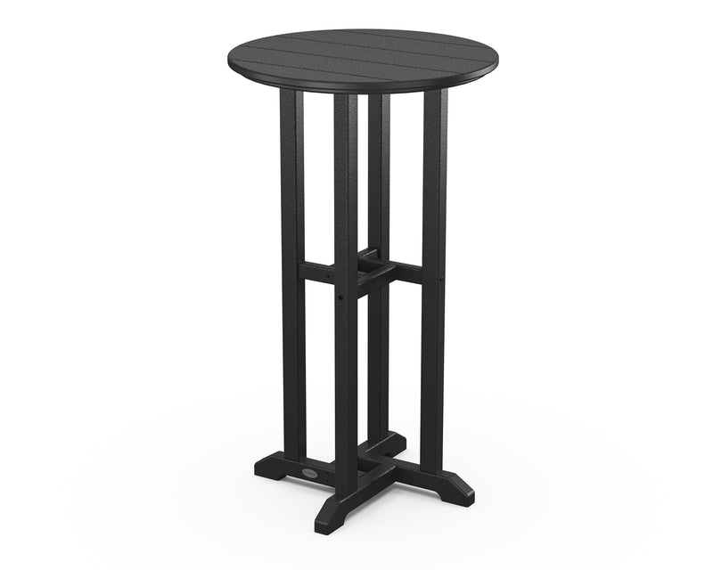 Polywood: 24" Round Farmouse Bar Bistro Table