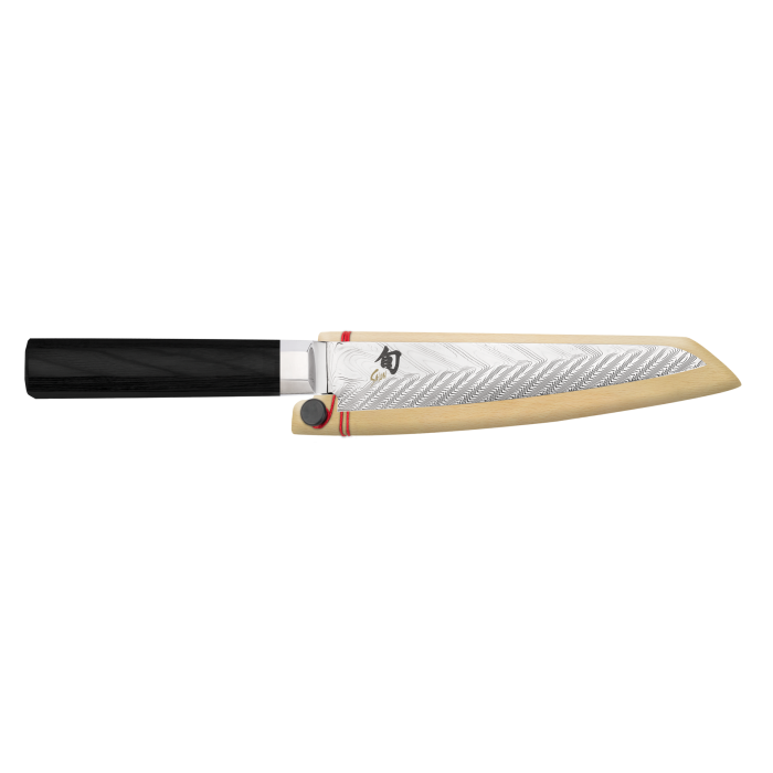 Shun: Dual Core Utility/Butchery Knife- 6" with Saya