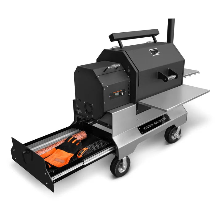 Yoder Smokers: YS640S Competition Cart with Storage Drawer