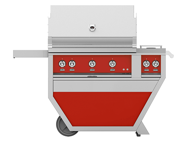 Hestan:  42" Deluxe Cart Grill with Side Burner