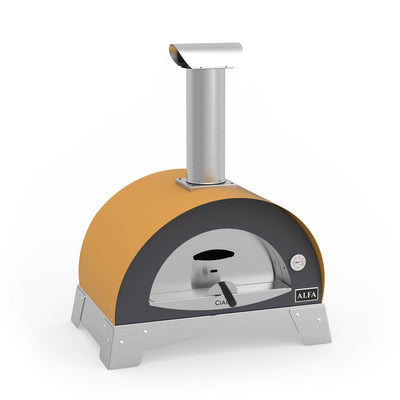 Alfa Pizza Ovens:  Ciao Fire Yellow - Top