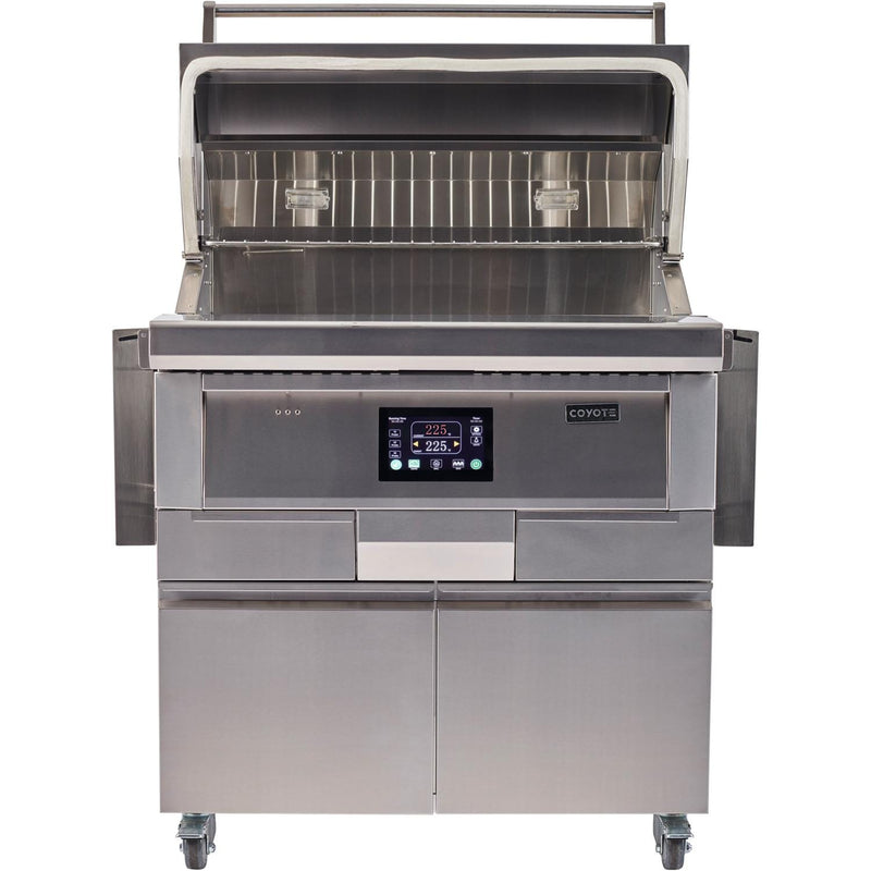 Coyote Grills: 36" Coyote Pellet Grill on Cart