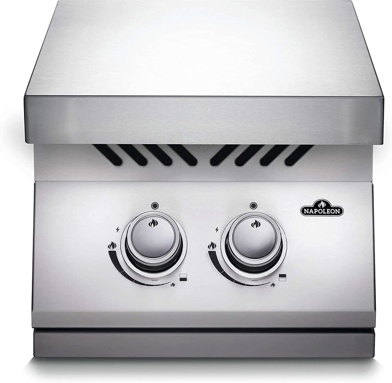 Napoleon: 500 Series Double Side Burner w/ Stainless Steel Cover