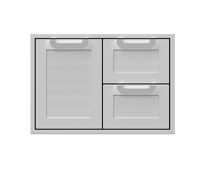 Hestan: 36" Double Drawer and Storage Door Combo