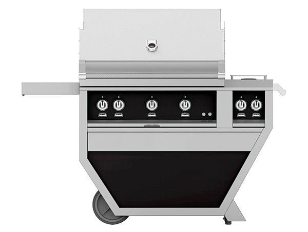 Hestan:  42" Deluxe Cart Grill with Side Burner