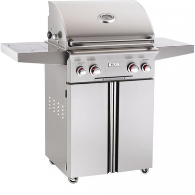 American Outdoor Grill: 24 AOG Grill on Cart, w/ Rotisserie & Side Burner