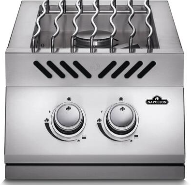 Napoleon: 500 Series Double Side Burner w/ Stainless Steel Cover