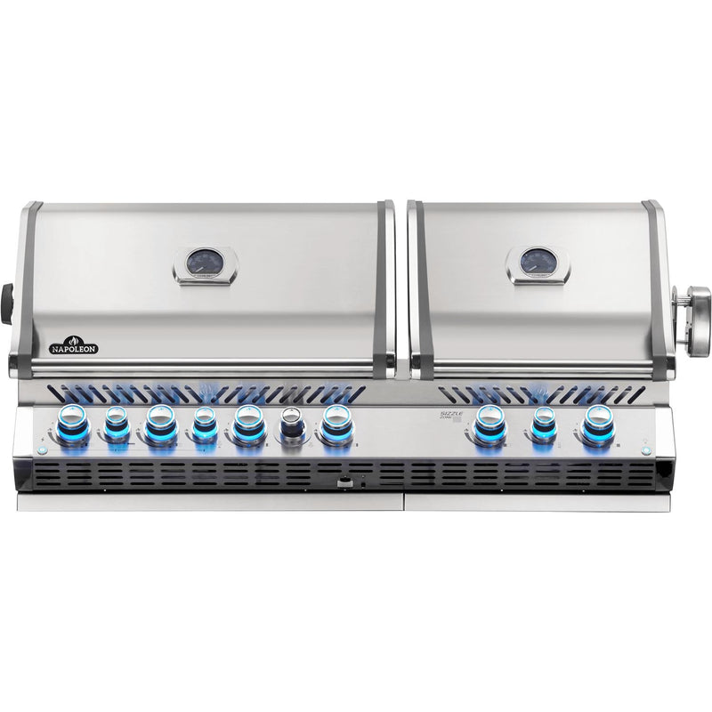 Napoleon: Built-In Prestige Pro 825 Gas Grill With Infrared Bottom & Rear Burners