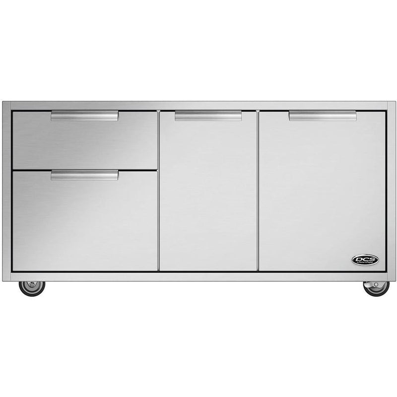 DCS: 48" Grill CAD CART ONLY with (for 48" Series 7 & 9 Grills) (Side Shelf Kits Sold Seperately)