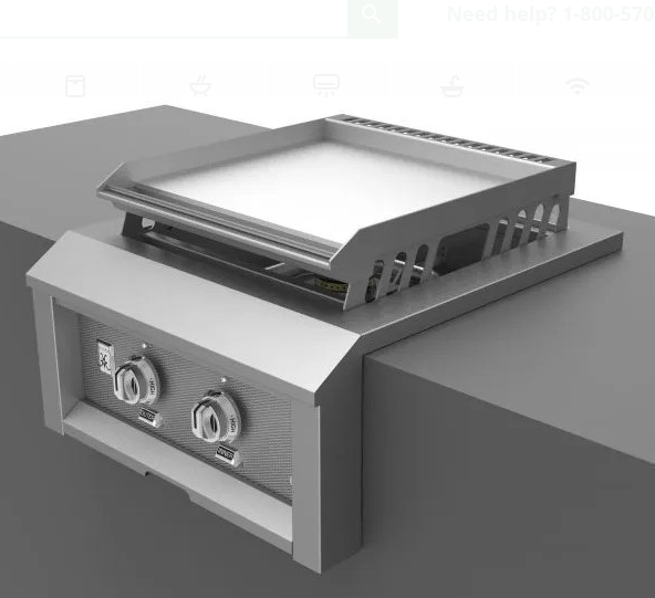 Hestan:  Griddle Plate for Power Burner