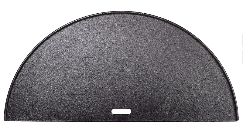 Kamado Joe:  Big Joe  - Half Moon Cast Iron Reversible Griddle