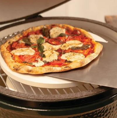 Big Green Egg:  Flat Pizza & Baking Stone (Diameter 12 in / 30cm) (for XXL, XL, L, M)