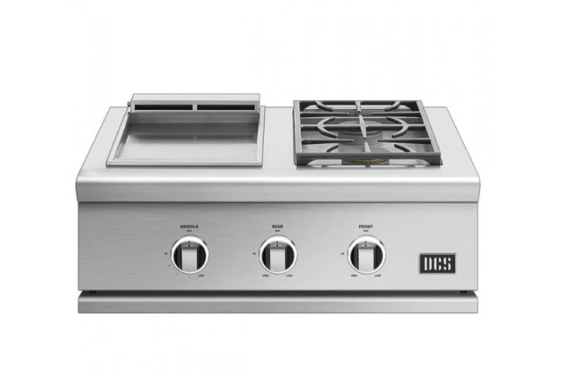 DCS: 30" Series 9 Double Side Burner with Griddle