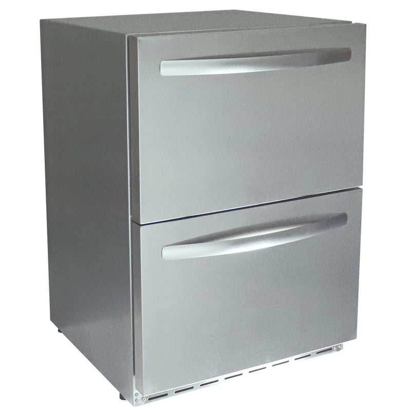 Renaissance: 24"Two Drawer Outdoor Refrigerator 5.3 CF