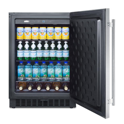 Summit Appliance: 24" Outdoor Refrigerator w/ Stainless Steel Wrapped Exterior
