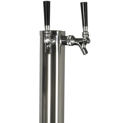 Marvel Refrigeration: Beer Twin Tap Kit with CO2 Tank