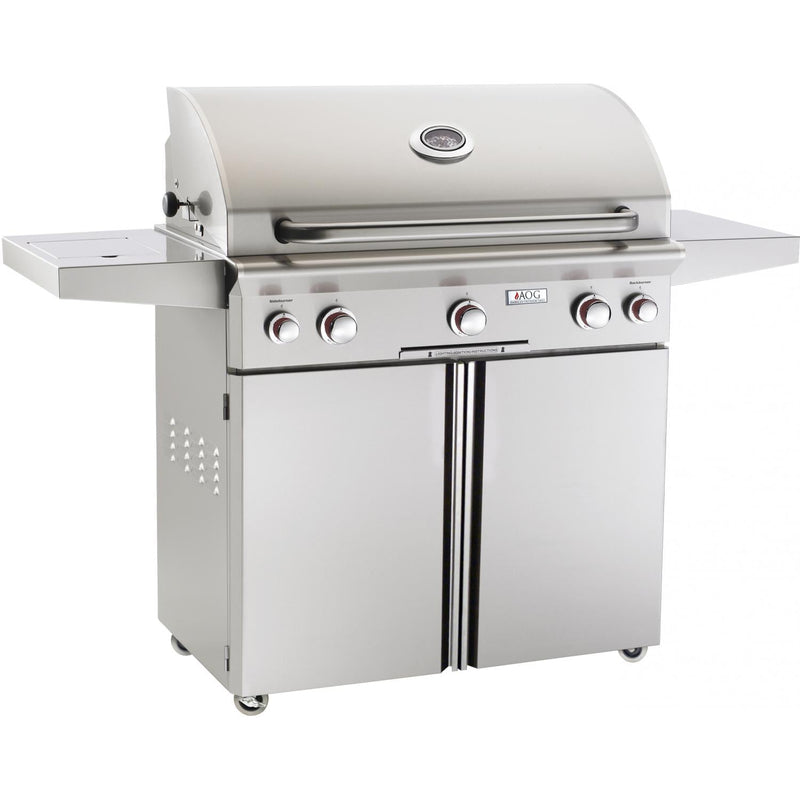American Outdoor Grill: 36" AOG Grill on Cart, w/ Rotisserie & Side Burner