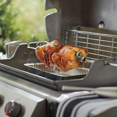 Weber:  Genesis Rotisserie - 2&3B Grills - Amer - Cooking