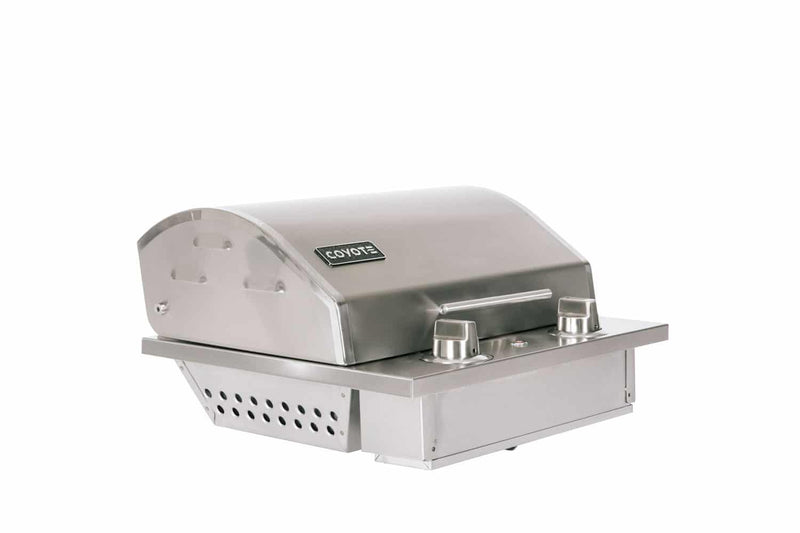 Coyote Grills: 18" Coyote Single Burner 120V Electric Grill, w/ Cover & Tool Set